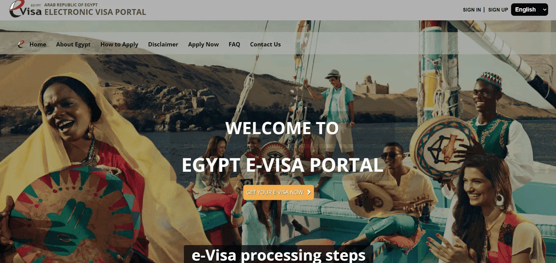 инструкция по оплате египетской e-Visa из России